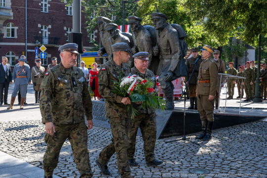 PW_544_025_fot. Piotr Wojnarowski.jpg-Kadrówka, marsz, Pierwsza Kadrowa, Piłsudski, Fryczek