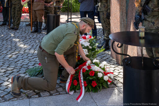 PW_544_026_fot. Piotr Wojnarowski.jpg-Kadrówka, marsz, Pierwsza Kadrowa, Piłsudski, Fryczek