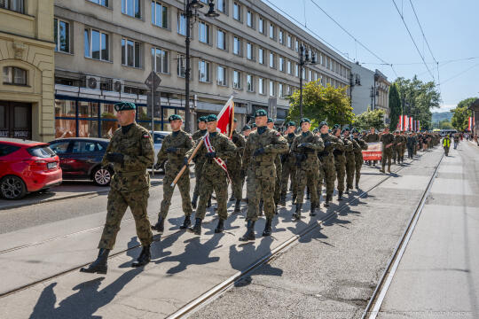 PW_544_041_fot. Piotr Wojnarowski.jpg-Kadrówka, marsz, Pierwsza Kadrowa, Piłsudski, Fryczek