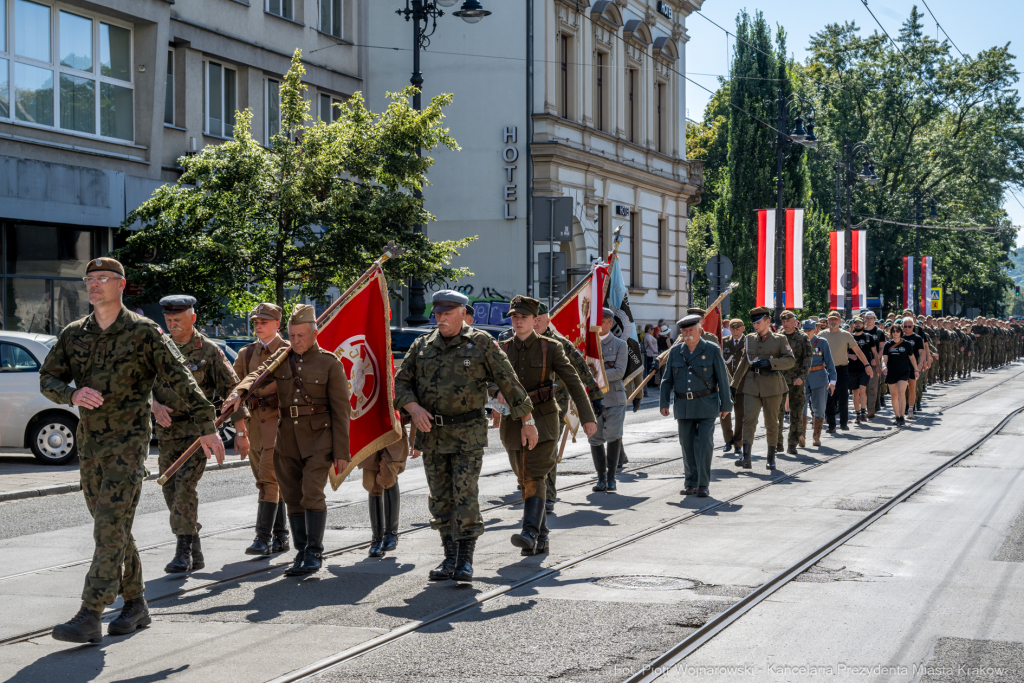 PW_544_042_fot. Piotr Wojnarowski.jpg-Kadrówka, marsz, Pierwsza Kadrowa, Piłsudski, Fryczek  Autor: P. Wojnarowski