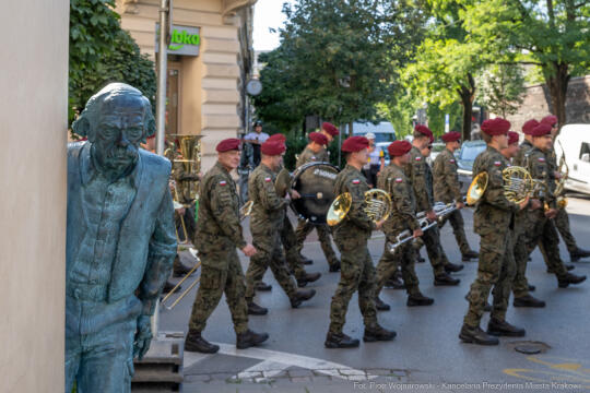 PW_544_043_fot. Piotr Wojnarowski.jpg-Kadrówka, marsz, Pierwsza Kadrowa, Piłsudski, Fryczek