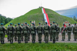 Capstrzyk, Kadrówka, marsz, Pierwsza Kadrowa, Piłsudski, kopiec