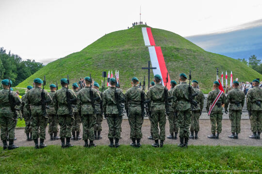 Capstrzyk, Kadrówka, marsz, Pierwsza Kadrowa, Piłsudski, kopiec