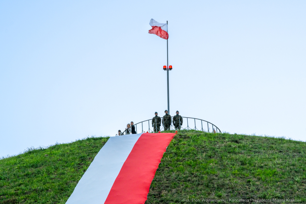 Capstrzyk, Kadrówka, marsz, Pierwsza Kadrowa, Piłsudski, kopiec  Autor: P. Wojnarowski