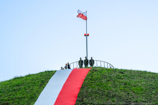 Capstrzyk, Kadrówka, marsz, Pierwsza Kadrowa, Piłsudski, kopiec