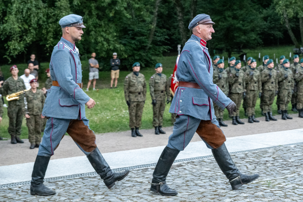 Capstrzyk, Kadrówka, marsz, Pierwsza Kadrowa, Piłsudski, kopiec  Autor: P. Wojnarowski