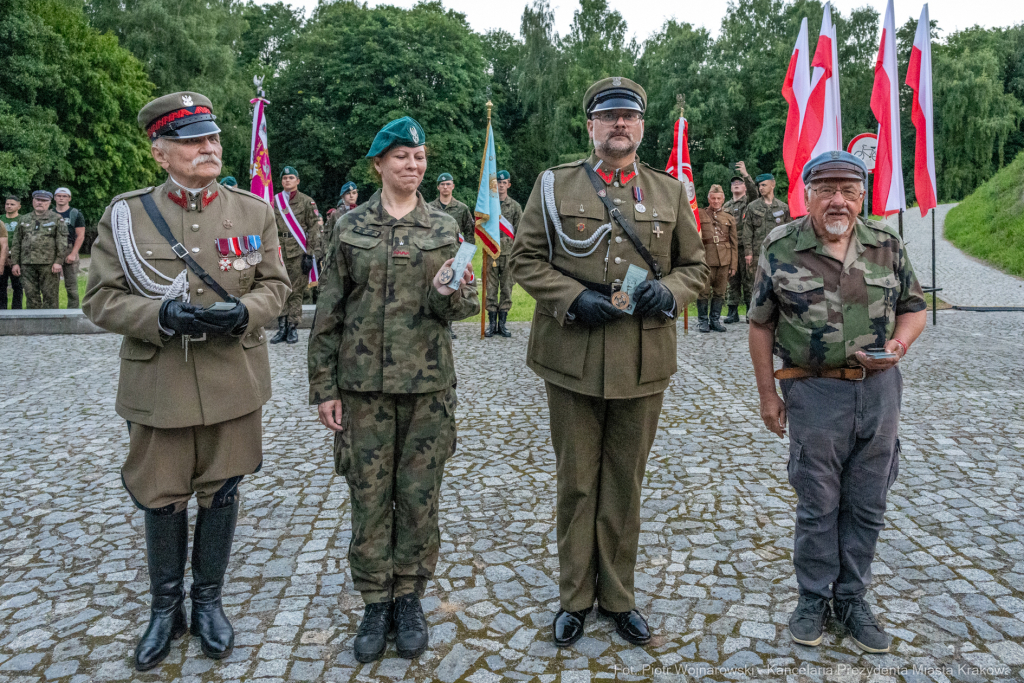 Capstrzyk, Kadrówka, marsz, Pierwsza Kadrowa, Piłsudski, kopiec  Autor: P. Wojnarowski