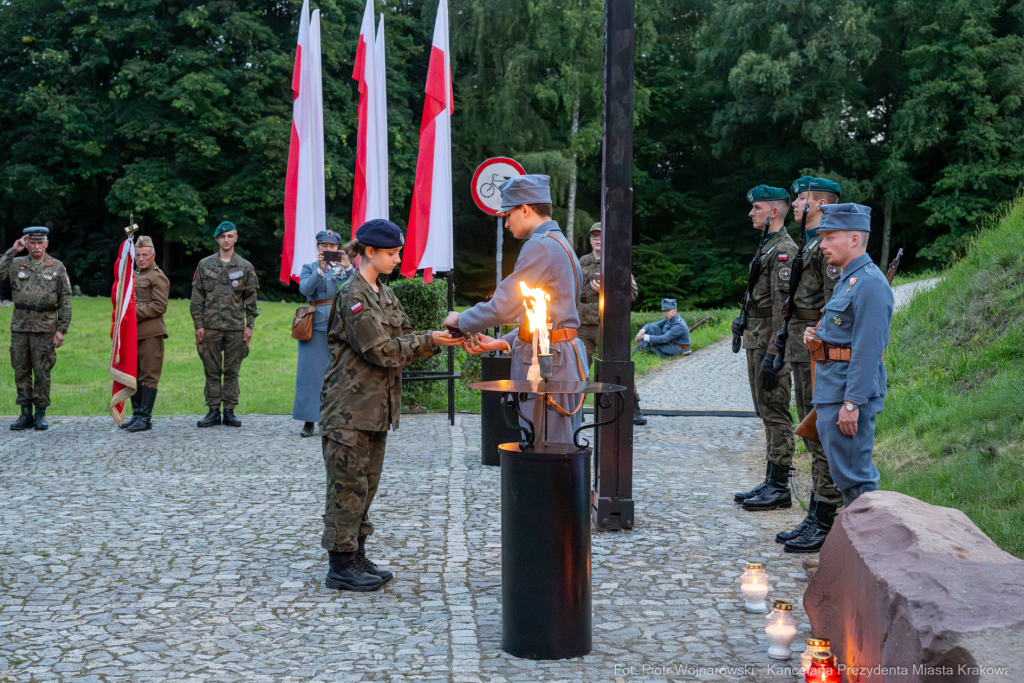 Capstrzyk, Kadrówka, marsz, Pierwsza Kadrowa, Piłsudski, kopiec  Autor: P. Wojnarowski