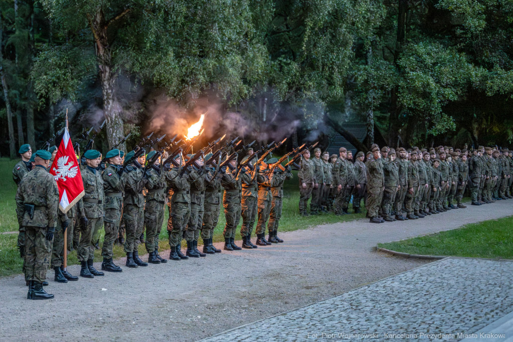 Capstrzyk, Kadrówka, marsz, Pierwsza Kadrowa, Piłsudski, kopiec  Autor: P. Wojnarowski