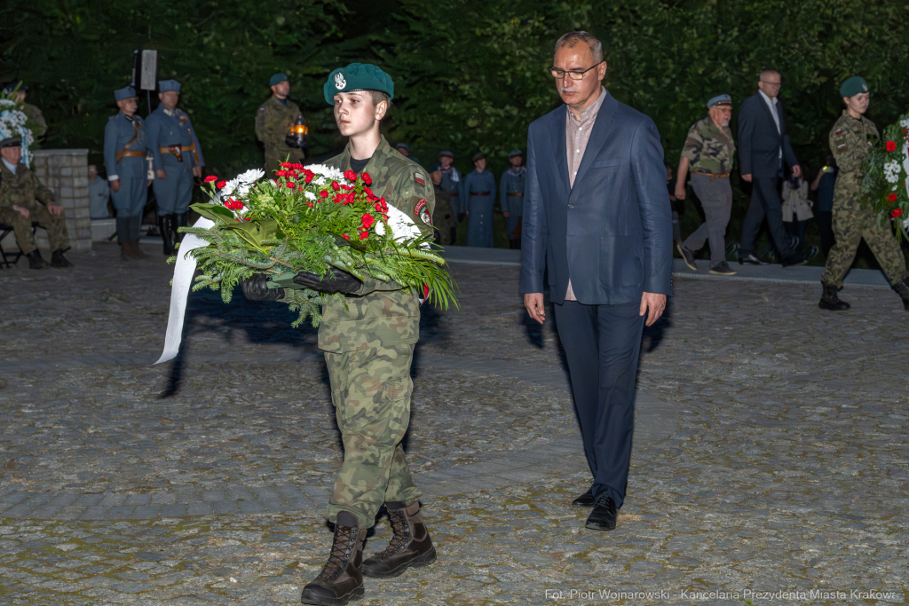 Capstrzyk, Kadrówka, marsz, Pierwsza Kadrowa, Piłsudski, kopiec  Autor: P. Wojnarowski