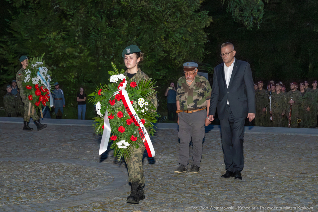 Capstrzyk, Kadrówka, marsz, Pierwsza Kadrowa, Piłsudski, kopiec  Autor: P. Wojnarowski