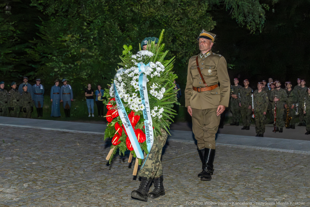 Capstrzyk, Kadrówka, marsz, Pierwsza Kadrowa, Piłsudski, kopiec  Autor: P. Wojnarowski