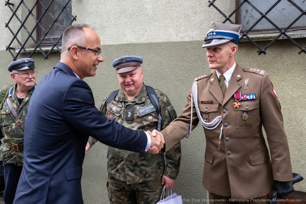 Capstrzyk, Kadrówka, marsz, Pierwsza Kadrowa, Piłsudski, Oleandry, Fryczek  Autor: P. Wojnarowski