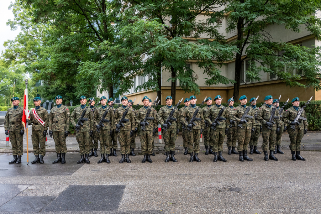 Capstrzyk, Kadrówka, marsz, Pierwsza Kadrowa, Piłsudski, Oleandry, Fryczek  Autor: P. Wojnarowski