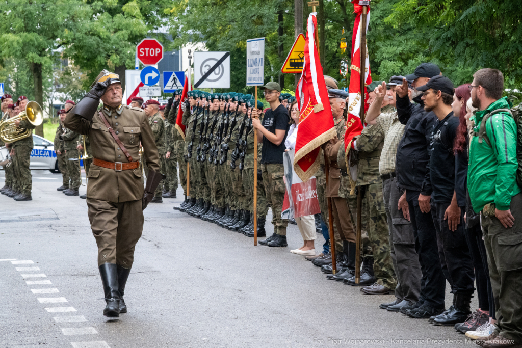 Capstrzyk, Kadrówka, marsz, Pierwsza Kadrowa, Piłsudski, Oleandry, Fryczek  Autor: P. Wojnarowski