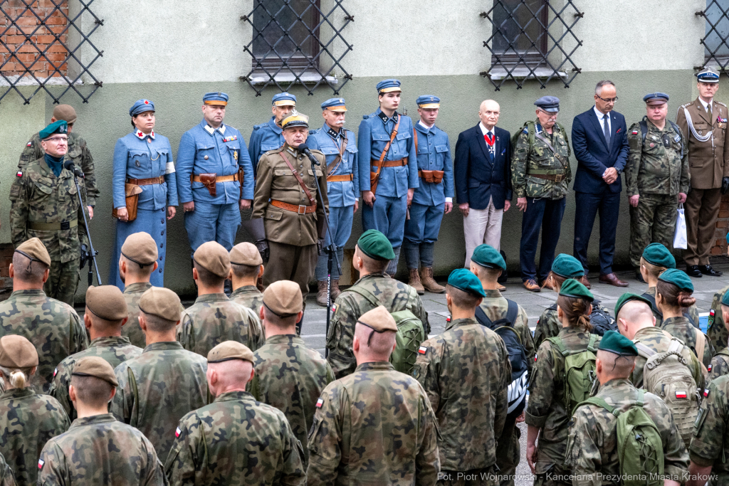 Capstrzyk, Kadrówka, marsz, Pierwsza Kadrowa, Piłsudski, Oleandry, Fryczek  Autor: P. Wojnarowski