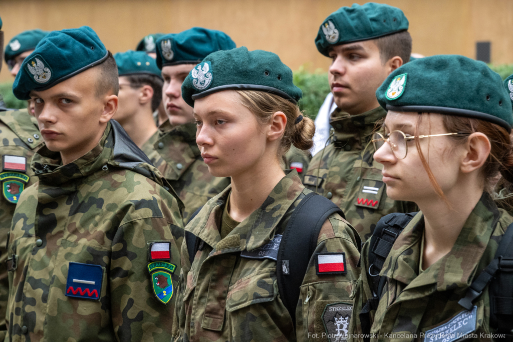 Capstrzyk, Kadrówka, marsz, Pierwsza Kadrowa, Piłsudski, Oleandry, Fryczek  Autor: P. Wojnarowski