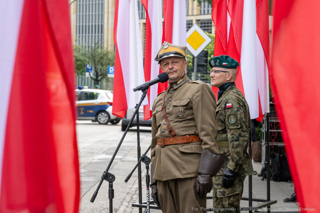 Capstrzyk, Kadrówka, marsz, Pierwsza Kadrowa, Piłsudski, Oleandry, Fryczek  Autor: P. Wojnarowski