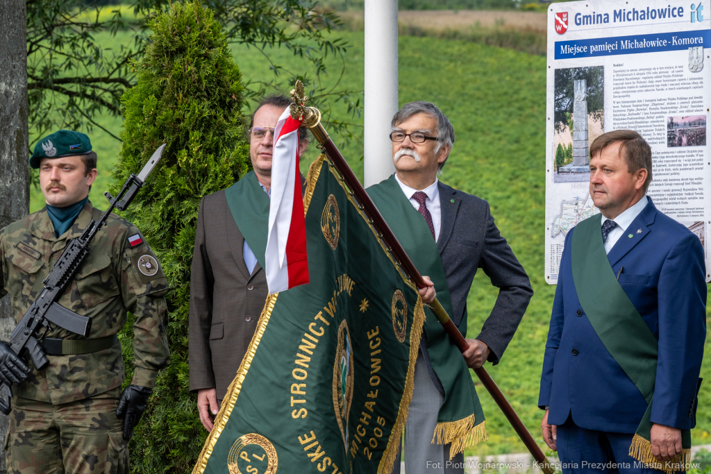 Kadrówka, marsz, Pierwsza Kadrowa, Piłsudski, Michałowice, Fryczek  Autor: P. Wojnarowski