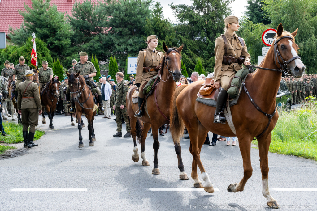 Kadrówka, marsz, Pierwsza Kadrowa, Piłsudski, Michałowice, Fryczek  Autor: P. Wojnarowski