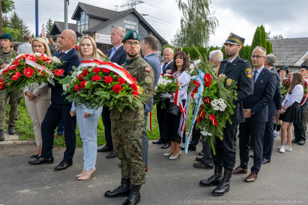 Kadrówka, marsz, Pierwsza Kadrowa, Piłsudski, Michałowice, Fryczek  Autor: P. Wojnarowski