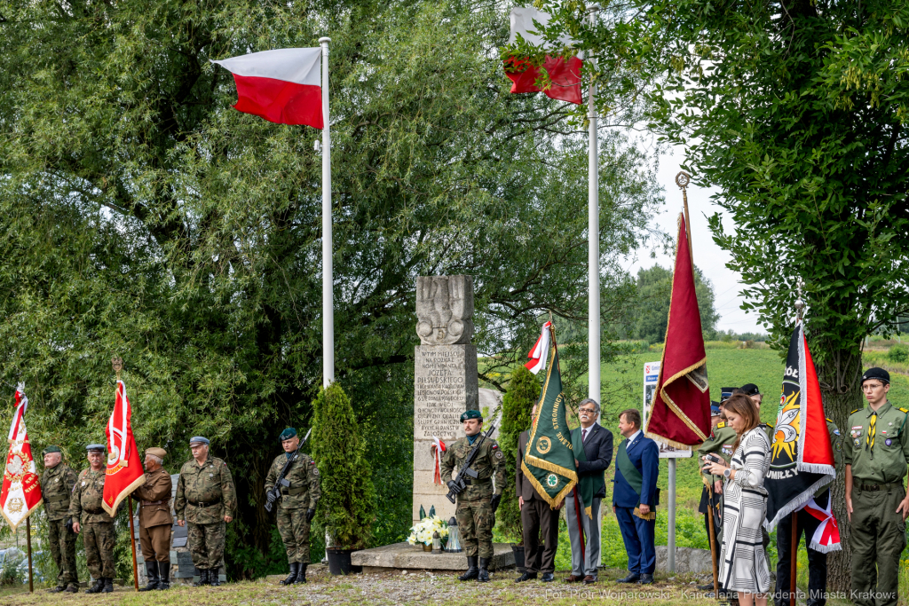 Kadrówka, marsz, Pierwsza Kadrowa, Piłsudski, Michałowice, Fryczek  Autor: P. Wojnarowski