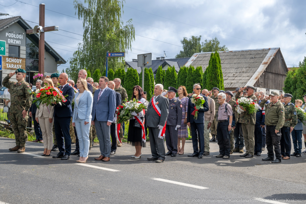 Kadrówka, marsz, Pierwsza Kadrowa, Piłsudski, Michałowice, Fryczek  Autor: P. Wojnarowski