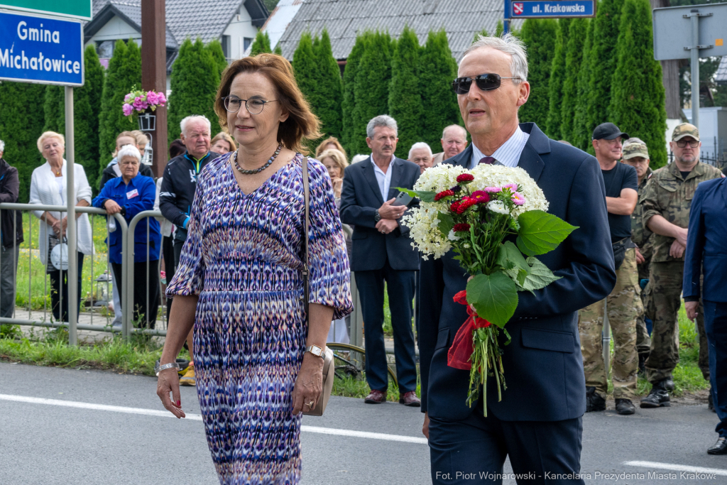 Kadrówka, marsz, Pierwsza Kadrowa, Piłsudski, Michałowice, Fryczek  Autor: P. Wojnarowski