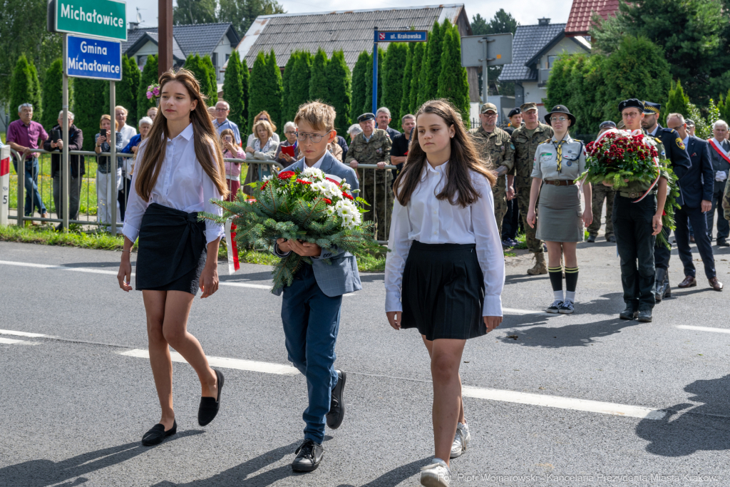 Kadrówka, marsz, Pierwsza Kadrowa, Piłsudski, Michałowice, Fryczek  Autor: P. Wojnarowski