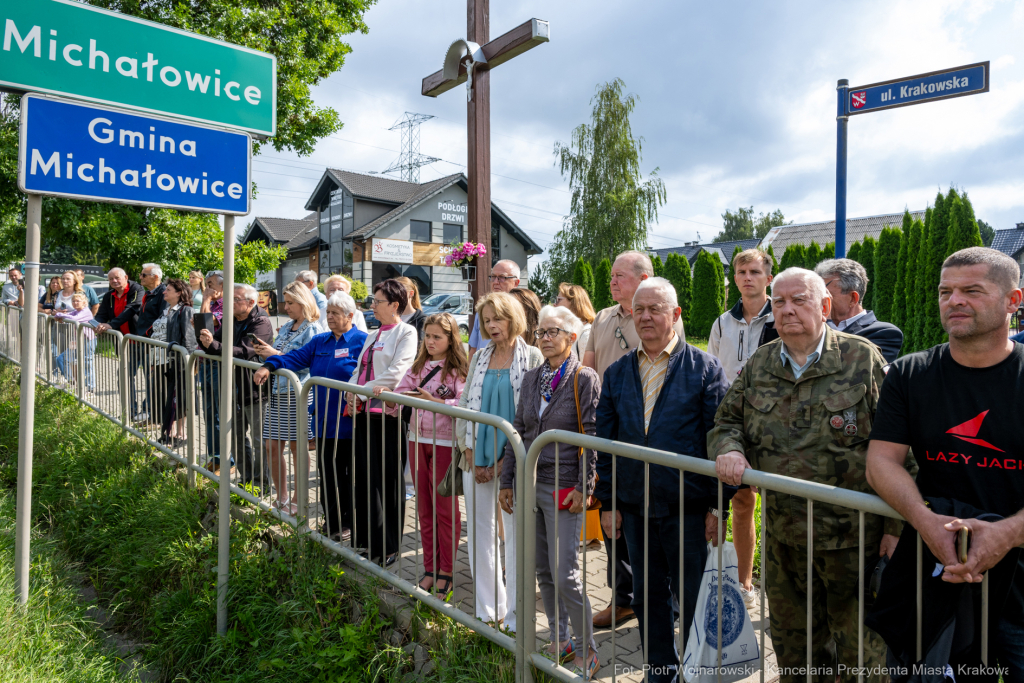 Kadrówka, marsz, Pierwsza Kadrowa, Piłsudski, Michałowice, Fryczek  Autor: P. Wojnarowski
