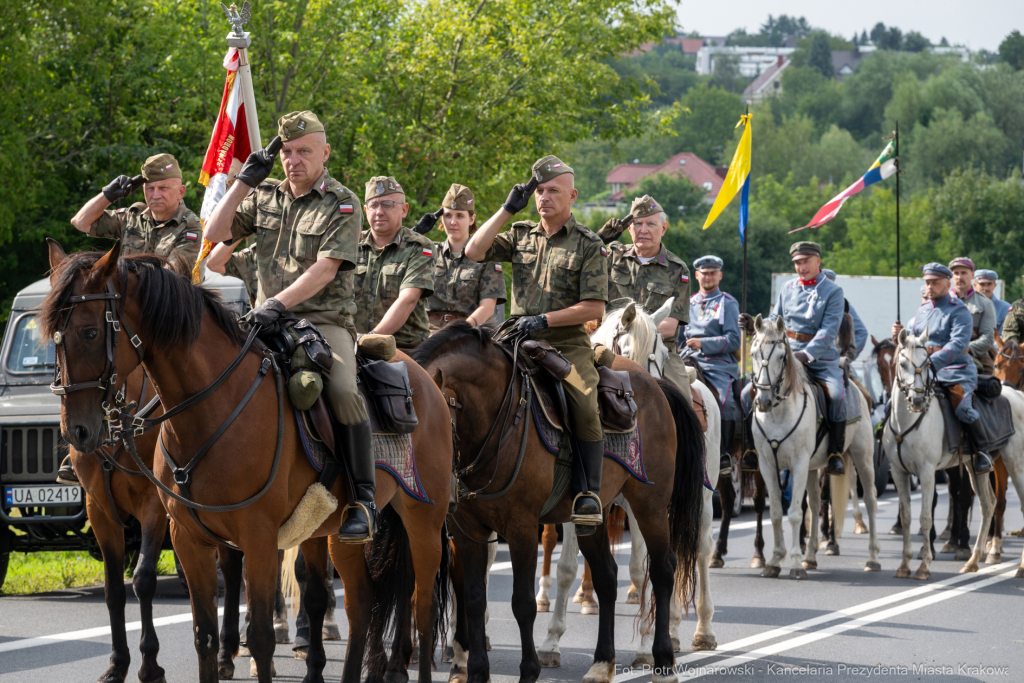 Kadrówka, marsz, Pierwsza Kadrowa, Piłsudski, Michałowice, Fryczek  Autor: P. Wojnarowski