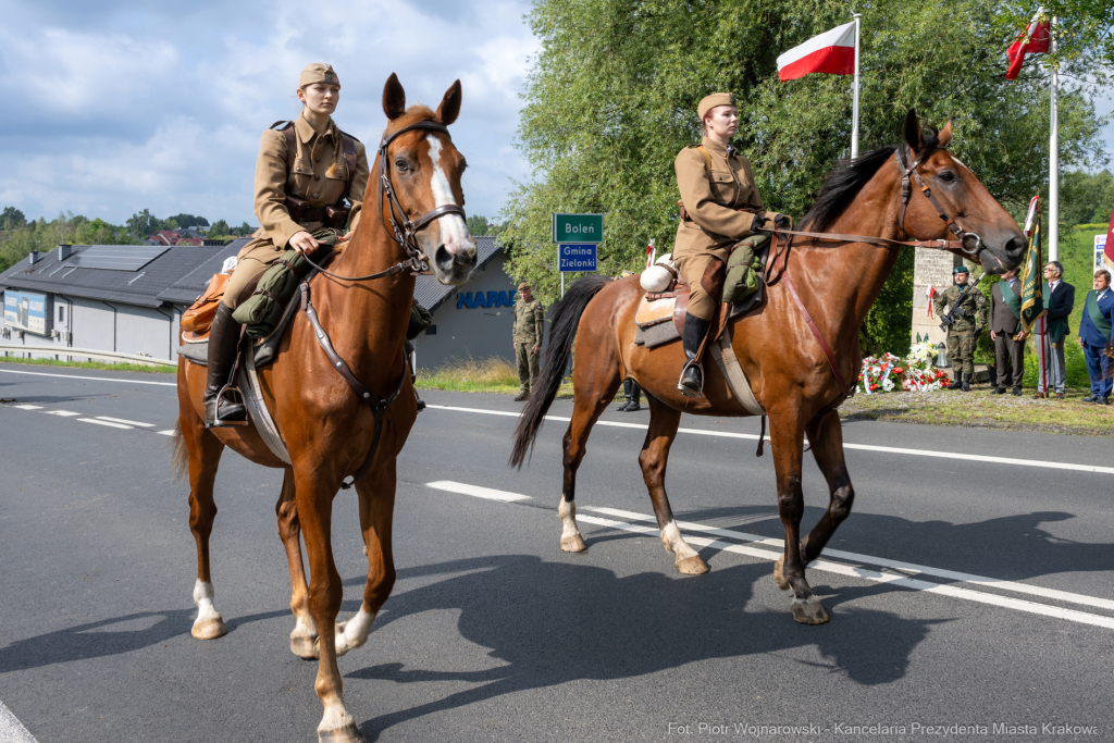 Kadrówka, marsz, Pierwsza Kadrowa, Piłsudski, Michałowice, Fryczek  Autor: P. Wojnarowski
