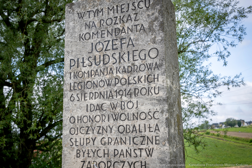 Kadrówka, marsz, Pierwsza Kadrowa, Piłsudski, Michałowice, Fryczek  Autor: P. Wojnarowski