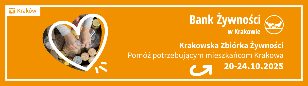 Krakowska Zbiórka Żywności 2025 – zgłoś swoją firmę, szkołę lub instytucję
