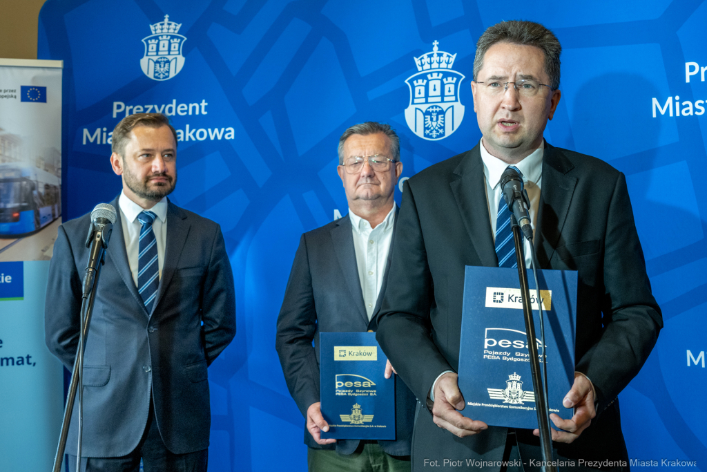 tramwaj, dwukierunkowy, umowa, PESA, MPK, Miszalski, Zdziarski, Świerczyński  Autor: P. Wojnarowski