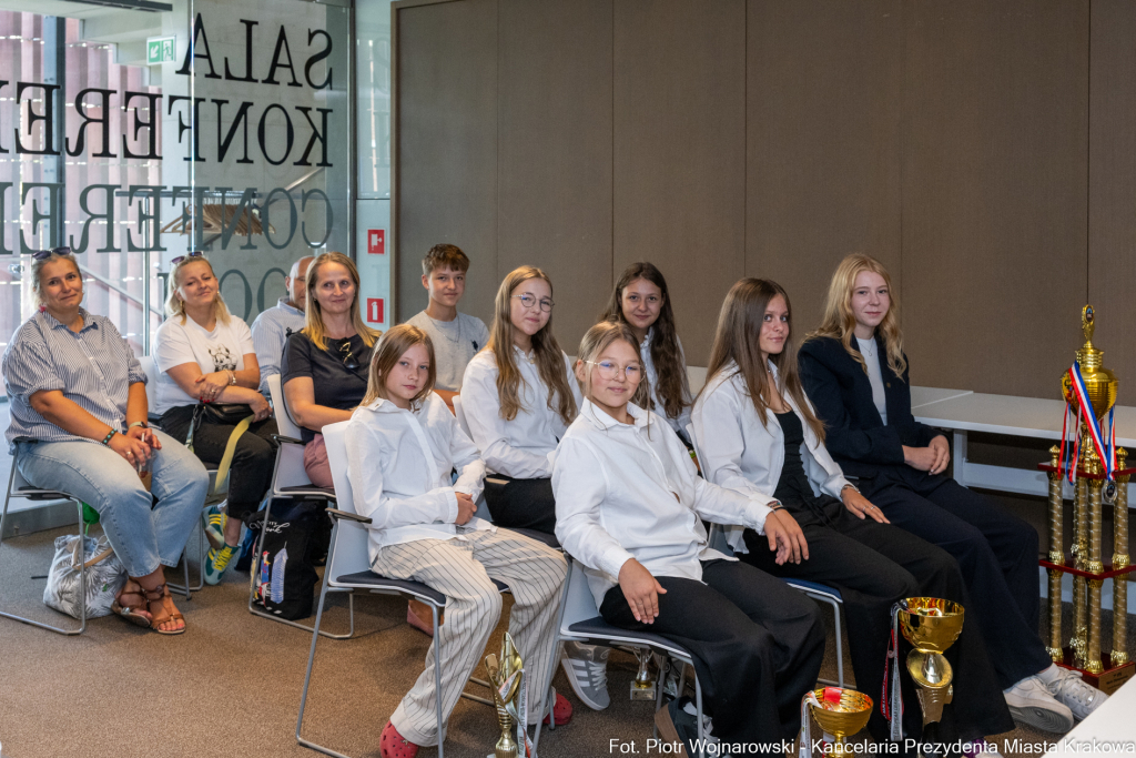 Sęk, karate, Krakowska Akademia Sportu, medaliści, spotkanie  Autor: P. Wojnarowski