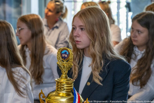 Sęk, karate, Krakowska Akademia Sportu, medaliści, spotkanie