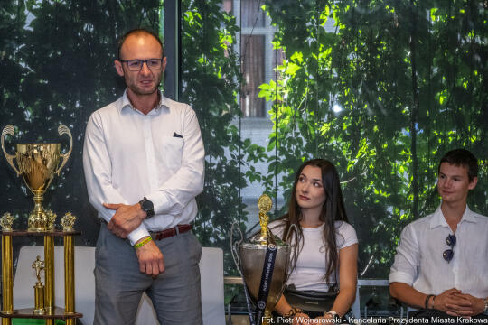 Sęk, karate, Krakowska Akademia Sportu, medaliści, spotkanie