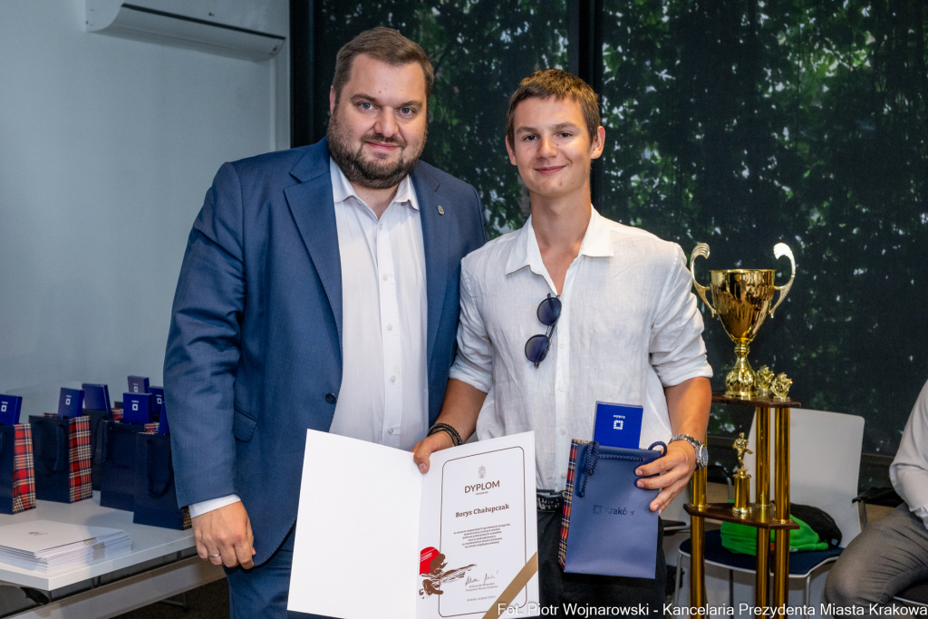 Sęk, karate, Krakowska Akademia Sportu, medaliści, spotkanie  Autor: P. Wojnarowski