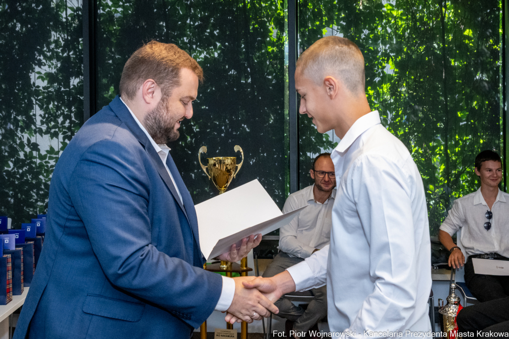 Sęk, karate, Krakowska Akademia Sportu, medaliści, spotkanie  Autor: P. Wojnarowski