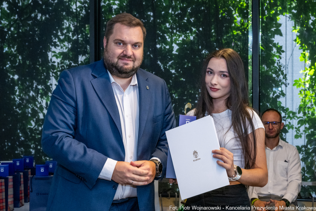 Sęk, karate, Krakowska Akademia Sportu, medaliści, spotkanie  Autor: P. Wojnarowski