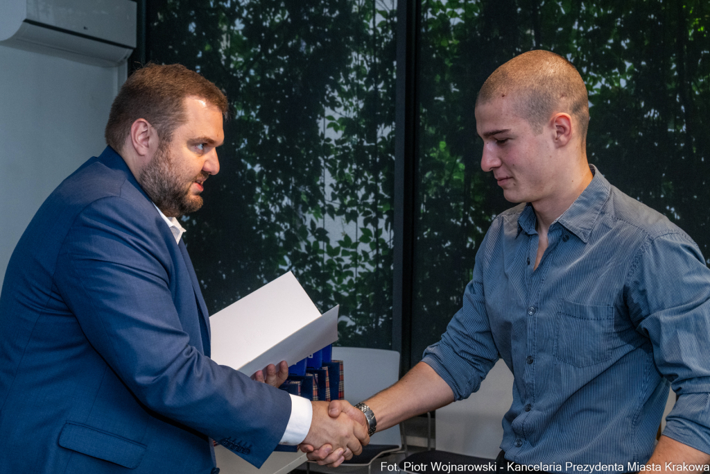 Sęk, karate, Krakowska Akademia Sportu, medaliści, spotkanie  Autor: P. Wojnarowski