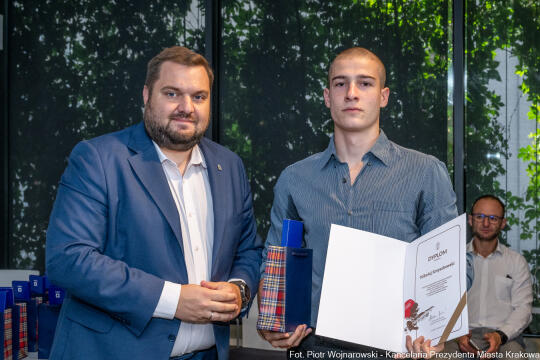 Sęk, karate, Krakowska Akademia Sportu, medaliści, spotkanie