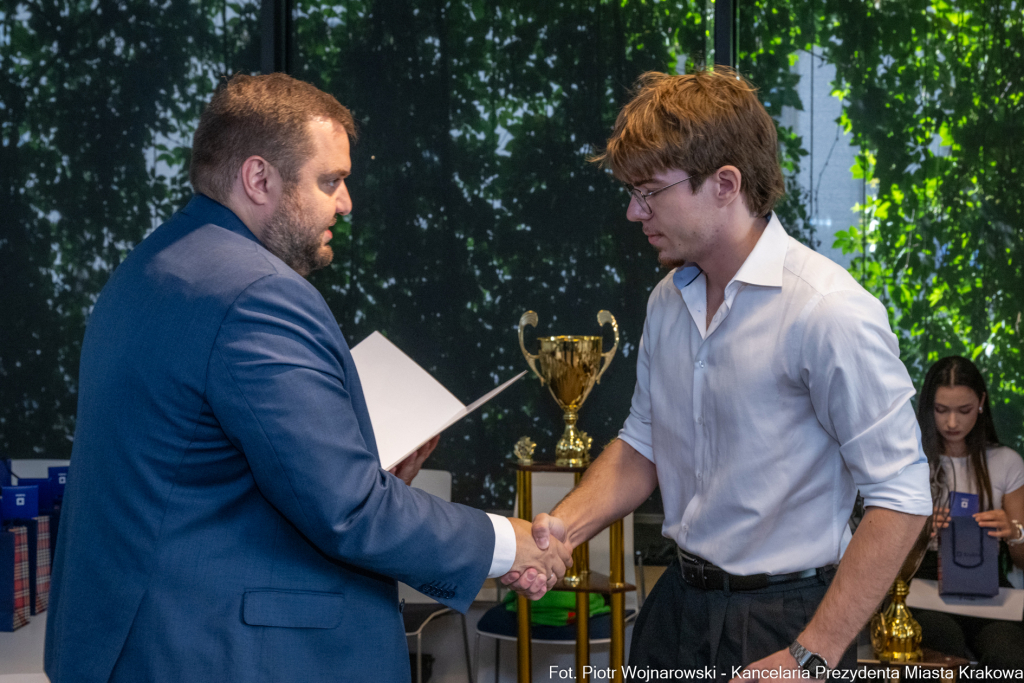 Sęk, karate, Krakowska Akademia Sportu, medaliści, spotkanie  Autor: P. Wojnarowski