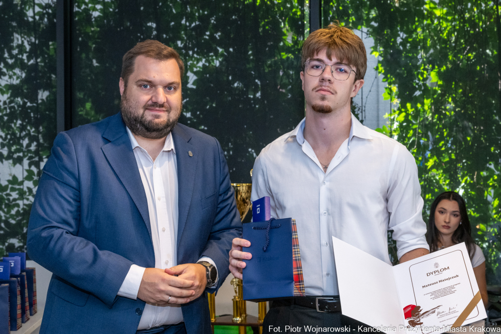 Sęk, karate, Krakowska Akademia Sportu, medaliści, spotkanie  Autor: P. Wojnarowski