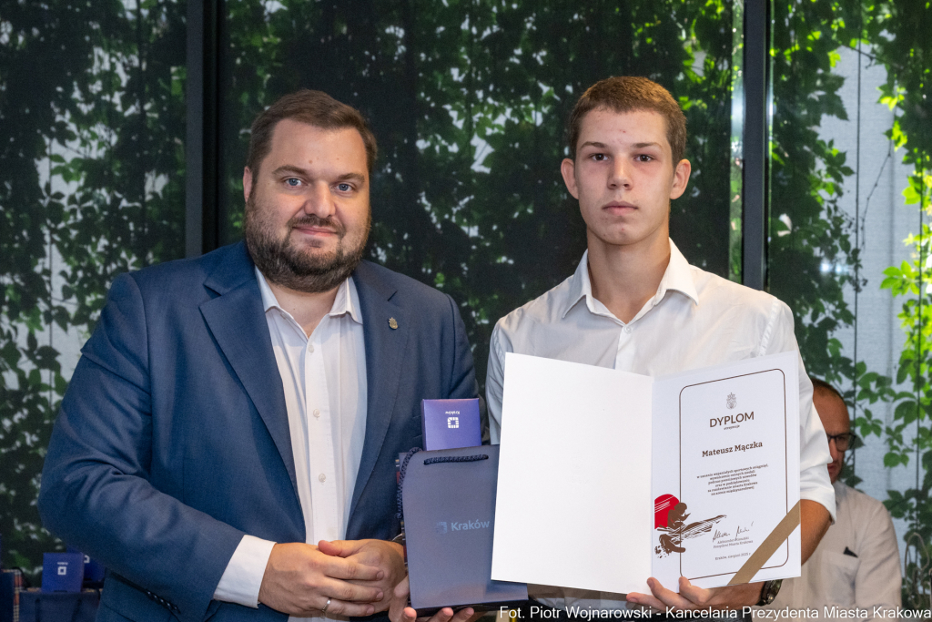 Sęk, karate, Krakowska Akademia Sportu, medaliści, spotkanie  Autor: P. Wojnarowski