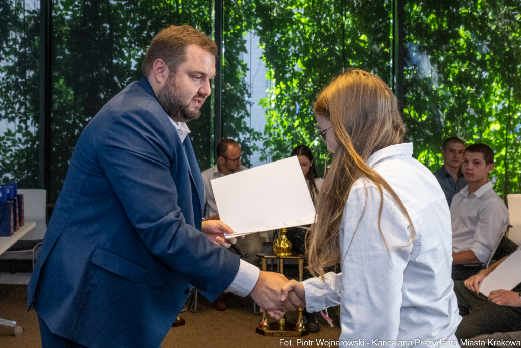 Sęk, karate, Krakowska Akademia Sportu, medaliści, spotkanie  Autor: P. Wojnarowski