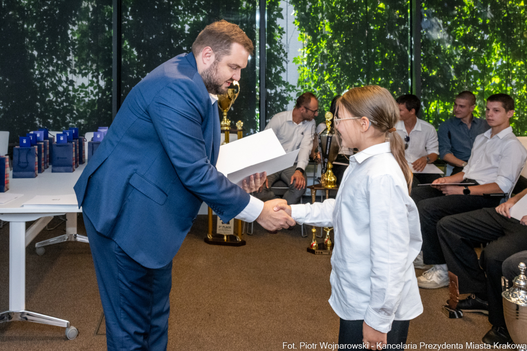 Sęk, karate, Krakowska Akademia Sportu, medaliści, spotkanie  Autor: P. Wojnarowski