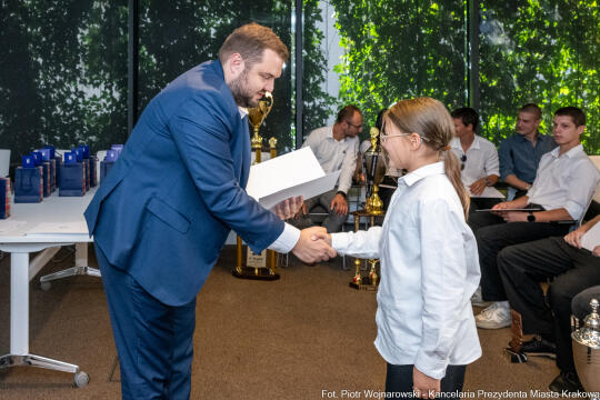 Sęk, karate, Krakowska Akademia Sportu, medaliści, spotkanie
