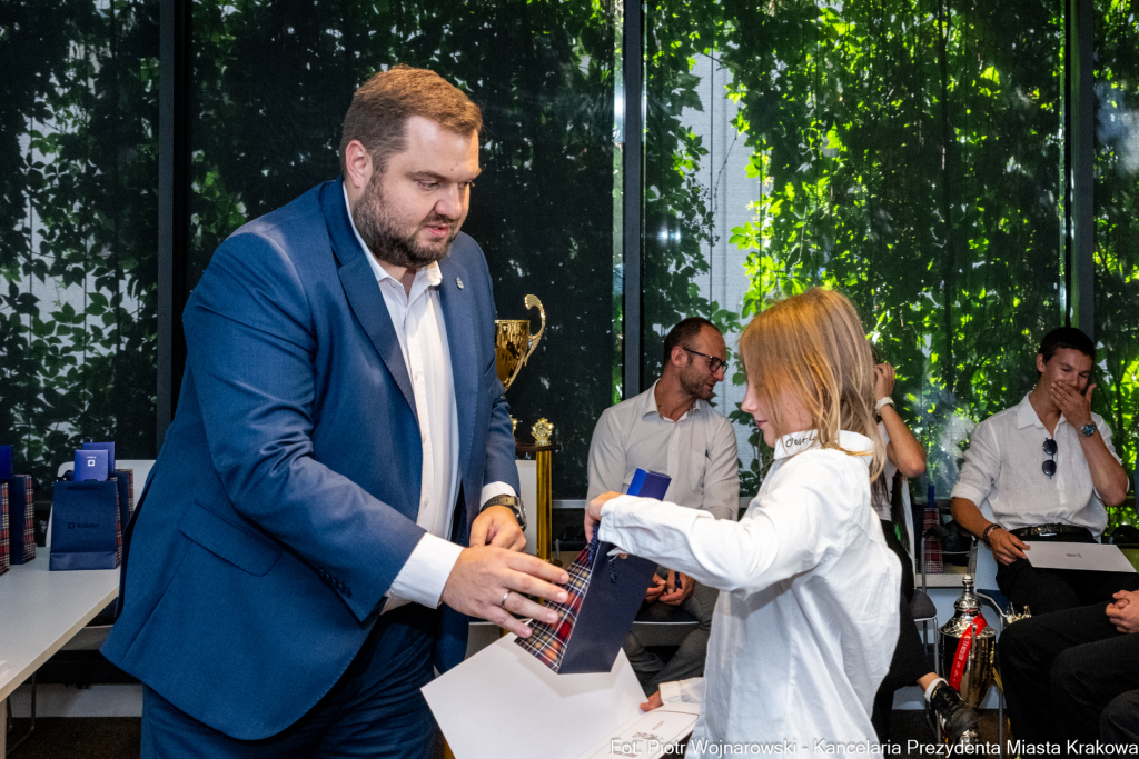 Sęk, karate, Krakowska Akademia Sportu, medaliści, spotkanie  Autor: P. Wojnarowski